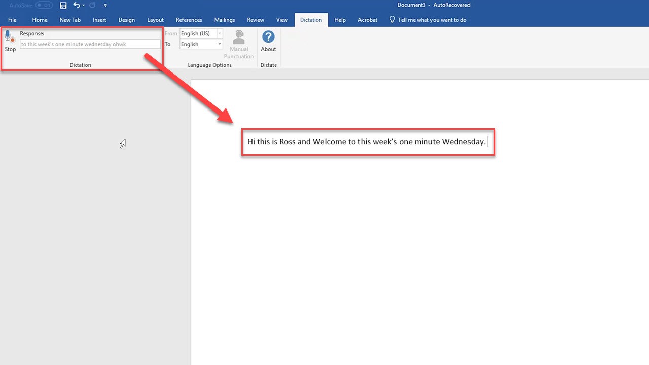 Use Speech-to-Text in Microsoft Office - TechMD